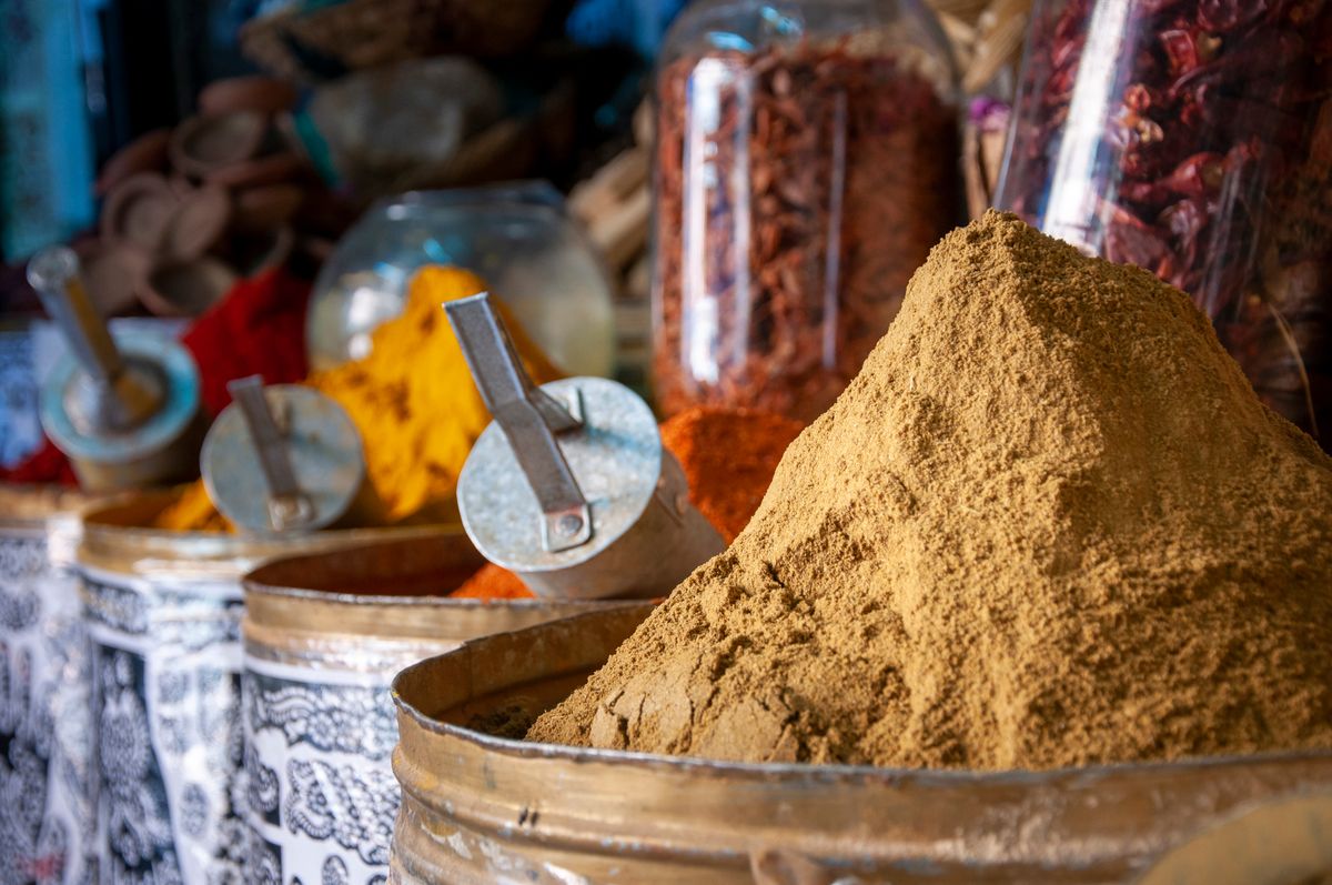 Colourful spices